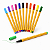 Kit 12 Canetas Coloridas Ponta Fina 0,4mm Fine Line para Desenho e Escrita - Imagem 1