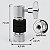 Presilha Universal Hi-Hat Chimbal Bateria Cromada 8 mm - Imagem 3
