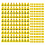 Kit com 100 Etiquetas Auriculares para Gado, Porcos e Ovelhas – Numeradas de 001 a 100, em TPU Amarelo com Pino Metálico - Imagem 2