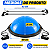 meia Bola bosu 60cm Alças Extensores Antiestouro PVC inclui bomba de ar - Imagem 2