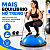 meia Bola bosu 60cm Alças Extensores Antiestouro PVC inclui bomba de ar - Imagem 3