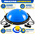 meia Bola bosu 60cm Alças Extensores Antiestouro PVC inclui bomba de ar - Imagem 4