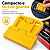 Raspador de Adesivos e Cola com Lâmina Retrátil – Removedor de Resíduos Compacto Amarelo - Imagem 7