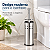 Escova Sanitária Inox Com Suporte Porta Escova Banheiro Aço Inox - Imagem 2