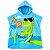 Toalha Poncho Infantil Capuz Dinossauro Azul Praia Piscina - Imagem 8