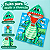 Toalha Poncho Infantil Capuz Jacaré Praia Piscina 60x60cm - Imagem 9