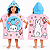 Toalha Poncho Infantil Capuz Coelhinho Rosa Praia Piscina - Imagem 1