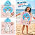 Toalha Poncho Infantil Capuz Coelhinho Rosa Praia Piscina - Imagem 3