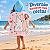 Toalha Poncho Infantil Capuz Coelhinho Rosa Praia Piscina - Imagem 7