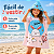 Toalha Poncho Infantil Capuz Coelhinho Rosa Praia Piscina - Imagem 8