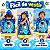 Toalha Poncho Infantil Capuz astronauta Praia Piscina - Imagem 7