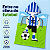Toalha Poncho Infantil Capuz futebol Praia Piscina - Imagem 4