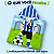 Toalha Poncho Infantil Capuz futebol Praia Piscina - Imagem 6