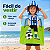Toalha Poncho Infantil Capuz futebol Praia Piscina - Imagem 7