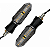 Par Pisca Seta Led Sequencial Rosca CB Twister CB300 XRE300 - Imagem 9