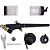 Kit Completo Aerógrafo Pistola de Pintura Profissional Lorben 0,35mm 2 Cubas Vidro - Imagem 1