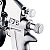 Pistola de Pintura HVLP F-75G Lorben Gravidade Caneca Alumínio 400ml Bico 1,5mm - Imagem 7