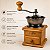 Mini Moedor Manual de Café Pimenta em Madeira com Reservatório - Imagem 4