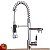 Torneira Gourmet Lorben 50cm Monocomando Misturador Bancada Pia Cozinha Spray Flexível - Imagem 4