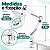 Lupa Luminária Estética Mesa Profissional 120 Led Alto Brilho 220V Depilação Tatuagens - Imagem 3