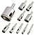 Kit 10 Broca Serra Copo Diamantadas Lorben 6 a 30mm Fura Vidro Mármore Piso Cerâmica Granito - Imagem 1