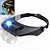 Lupa de Cabeça 4 Lentes e 2 Led Ampliação 2x 1,8x 2,5x 3,5x - Imagem 1