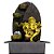 Fonte de Água Decorativa Resina Cascata Iluminação de Led Ganesha - Imagem 1