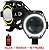 Kit 2x Farol de Milha Lorben Luz Led Moto Universal Alumínio U7 Angel Eyes com Interruptor - Imagem 1