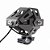Kit 2x Farol de Milha Lorben Luz Led Moto Universal Alumínio U7 Angel Eyes com Interruptor - Imagem 6