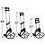 Carrinho de Transporte Carga Multiuso Plataforma Dobrável 75/80Kg Lorben - Imagem 5