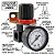 Regulador de Pressão Lorben para Compressor Com Manômetro 1/4 AR2000 - Imagem 2