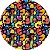 Capa de Estepe Personalizada para Ecosport Crossfox Sticker Monstros - Imagem 1