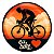 Capa de Estepe Personalizada para Ecosport Crossfox Eu Amo Bike - Imagem 1