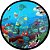 Capa Personalizada para Estepe Ecosport Crossfox Aircross Peixes Fundo do Mar - Imagem 1