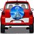 Capa Personalizada para Estepe Ecosport Crossfox Lobo Branco - Imagem 2