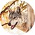Capa Personalizada para Estepe Ecosport Crossfox Lobo Selvagem - Imagem 1