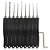 Kit Micha Profissional Chave Mestra 9 Peças Lorben Inox Carro Cadeado - Imagem 1