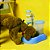 Bebedouro com Lambe Bilha e Comedouro Automático Lorben para Cães e Gatos Azul - Imagem 4