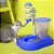 Bebedouro com Lambe Bilha e Comedouro Automático Lorben para Cães e Gatos Azul - Imagem 3