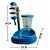 Bebedouro com Lambe Bilha e Comedouro Automático Lorben para Cães e Gatos Azul - Imagem 2