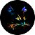 Capa Personalizada para Estepe Ecosport Crossfox Aircross Felino Gato Neon 1 - Imagem 1
