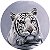 Capa Personalizada para Estepe Ecosport Crossfox Tigre Branco - Imagem 1