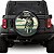 Capa de Estepe Pneu Personalizada Exclusiva para Land Rover Defender Lobo - Imagem 3