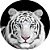 Capa de Estepe Personalizada para Ecosport Crossfox Tigre Olhos Azuis - Imagem 1