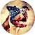 Capa Personalizada para Estepe Ecosport Crossfox American Pit Bull - Imagem 1