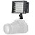 Iluminador Profissional para Filmadora LD-160 160 Leds 1480 lux - Imagem 1