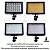 Iluminador Profissional para Filmadora LD-160 160 Leds 1480 lux - Imagem 5