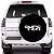Capa de Estepe Personalizada Pneu aro 17 Exclusiva para Pajero TR4 - Imagem 2