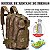 Mochila Multiuso Escolar Tática Cargueira 30 Litros Camping Pesca Cáqui - Imagem 8