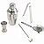 Kit Bar Coqueteleira Caipirinha Profissional Aço Inox 550ml 5 Peças Lorben - Imagem 3